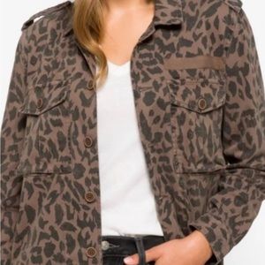 PISTOLA denim animal print jacket